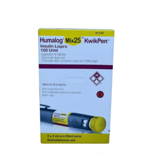 Humalog Mix 25 Kwikpen (1 Box = 5 pen) Humalog Mix 25 Kwikpen (1 Box = 5 pen)